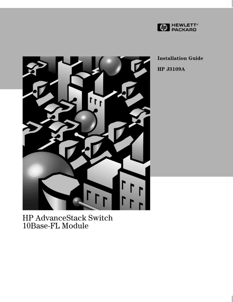 HP J3109A User manual HP J3109A User manual