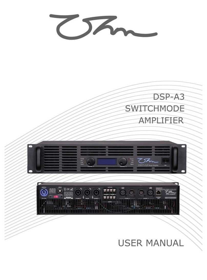 OHM DSP-A3 user manual