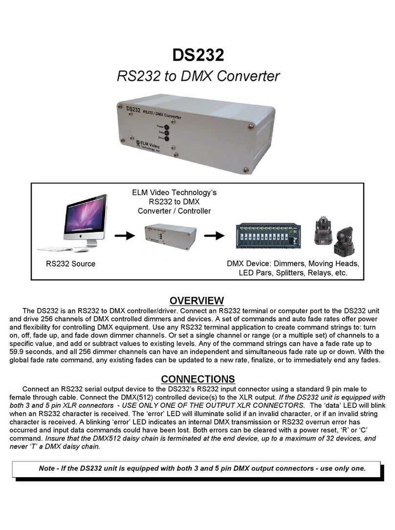 ELM Video DS232 user guide