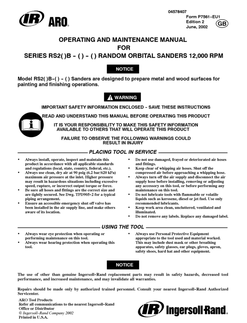 Ingersoll-Rand RS2xB Series Operating instructions