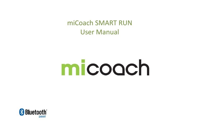 Adidas miCoach SMART RUN user manual