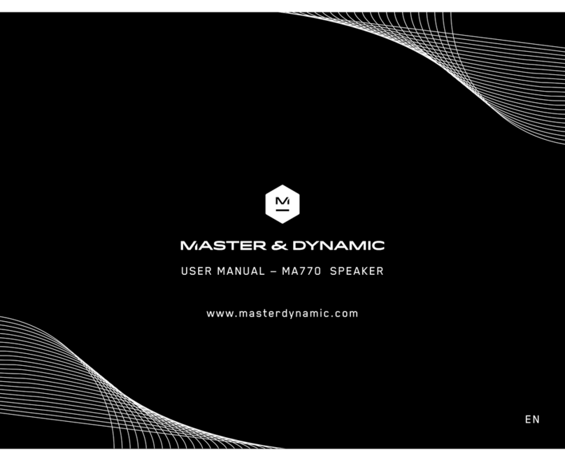 Master&Dynamic MA770 User manual