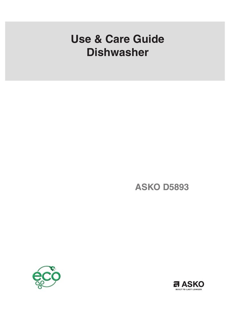 Asko D5893 User manual
