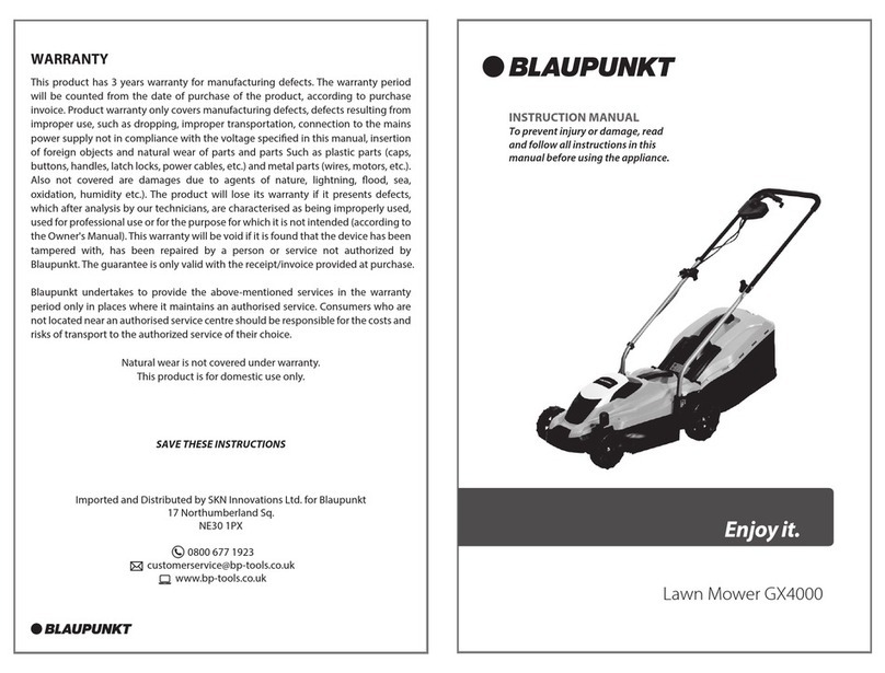 Blaupunkt GX4000 instruction manual