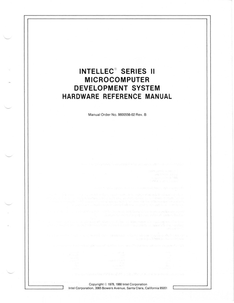 Intellec Series II Hardware reference guide