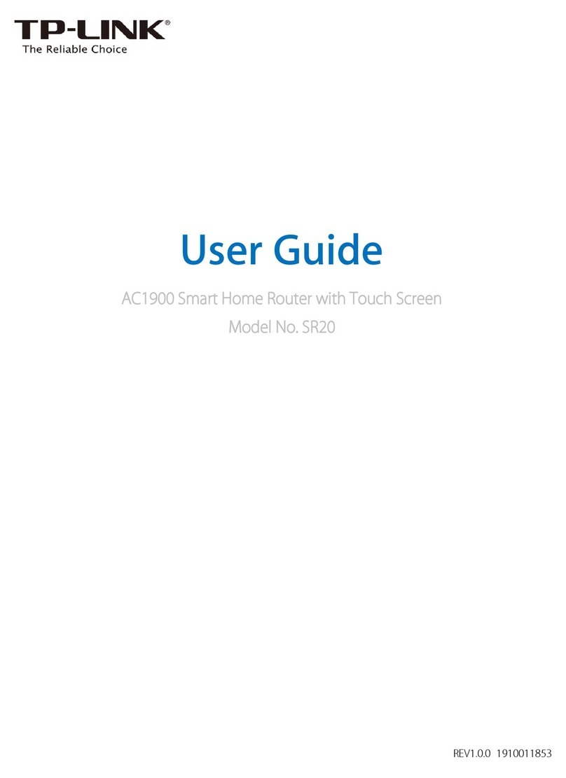 TP-Link SR20 User manual
