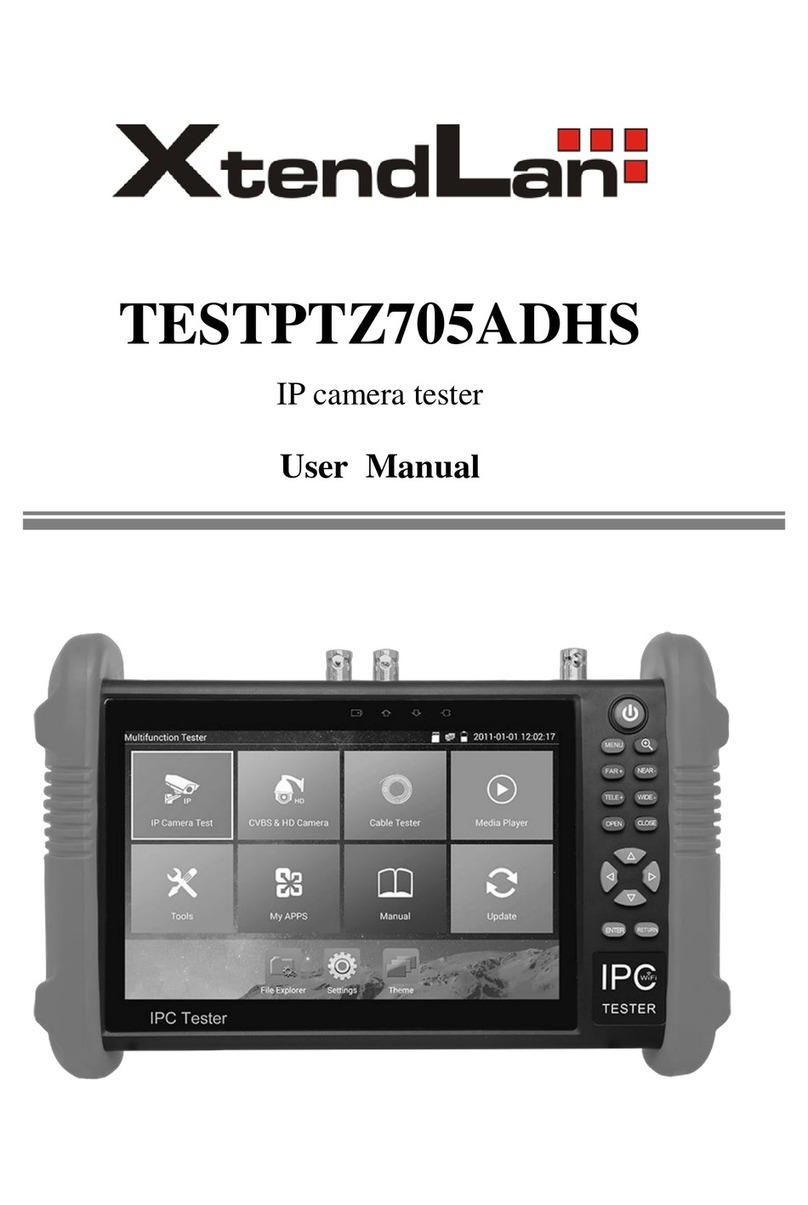 XtendLan TESTPTZ705ADHS user manual