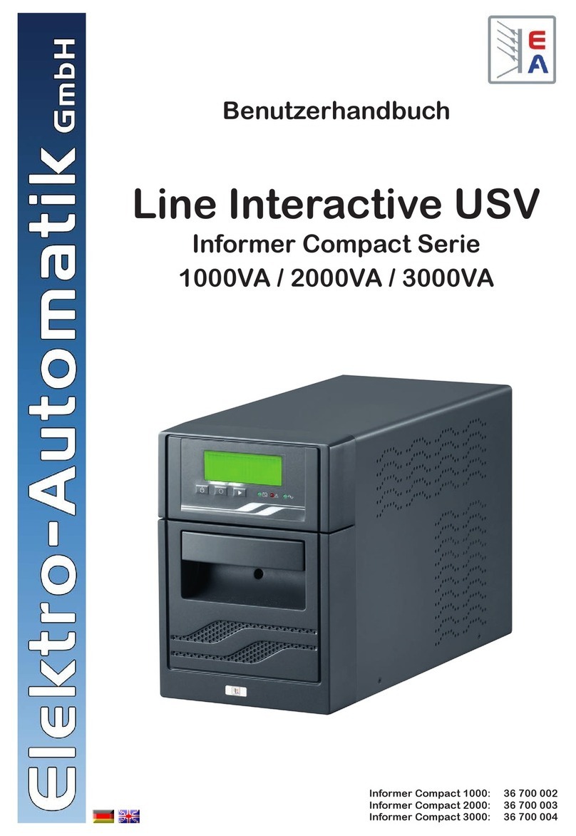 Elektro-Automatik Informer Compact 1000 operating guide