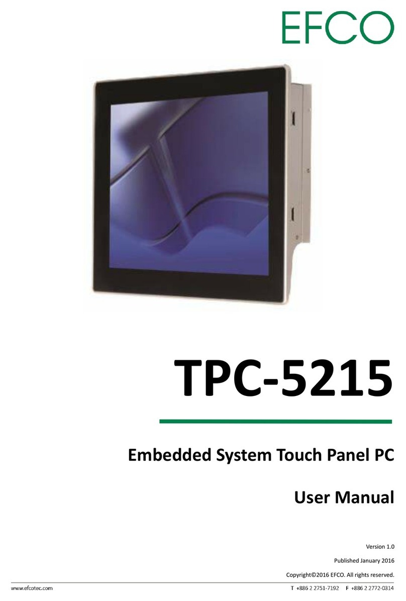 Efco TPC-5215 user manual
