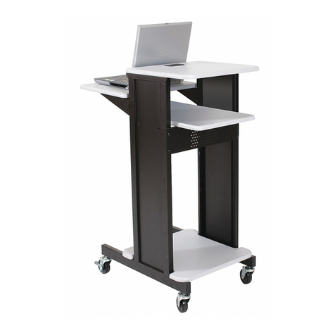 Balt Presentation Cart Assembly instructions
