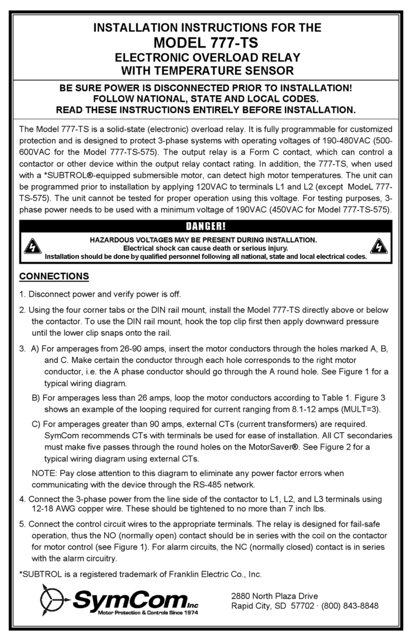 SymCom 777-TS installation instructions