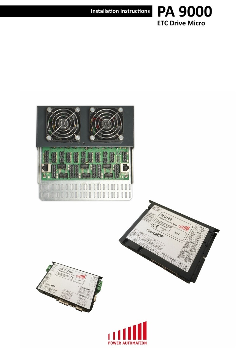 power automation PA 9000 User manual