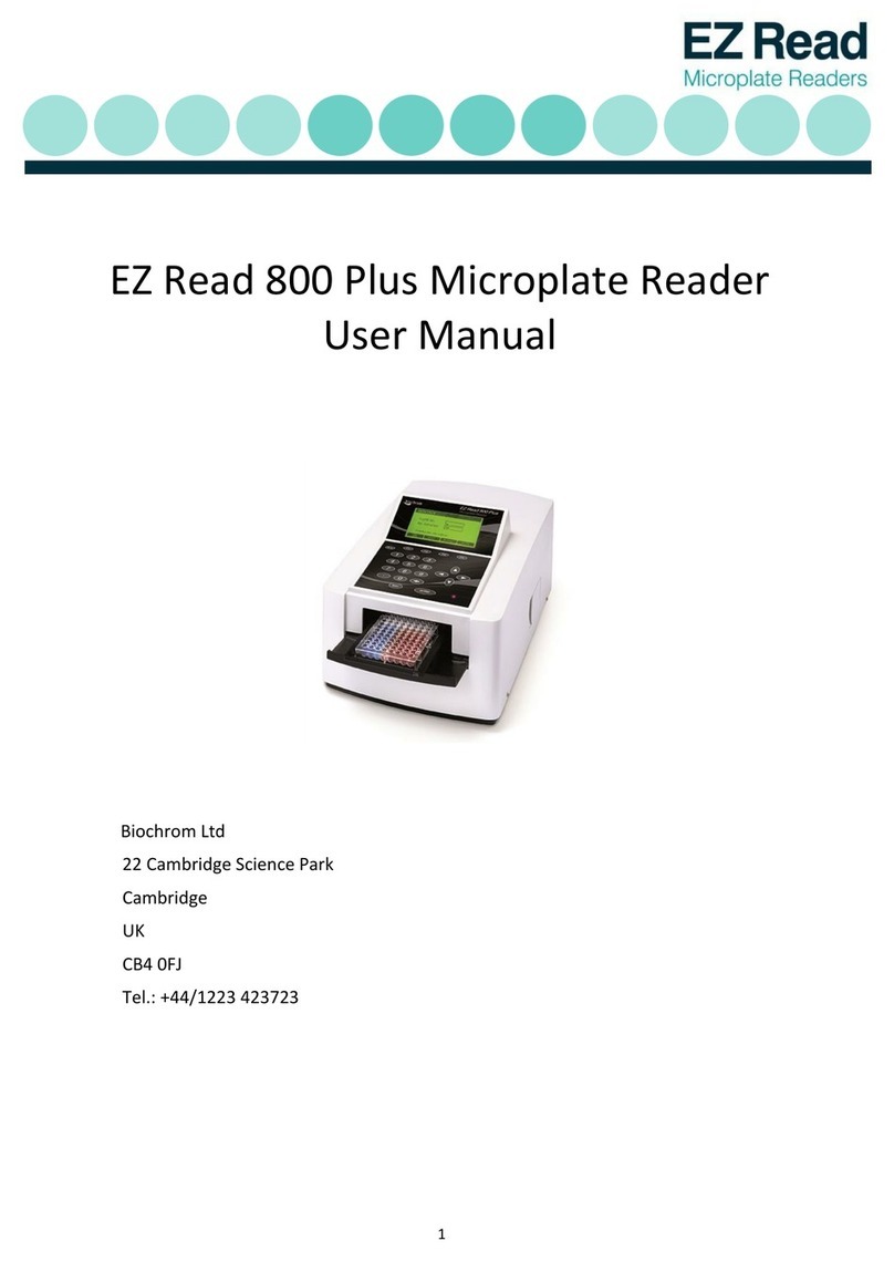 EZ Read 800 Plus User manual