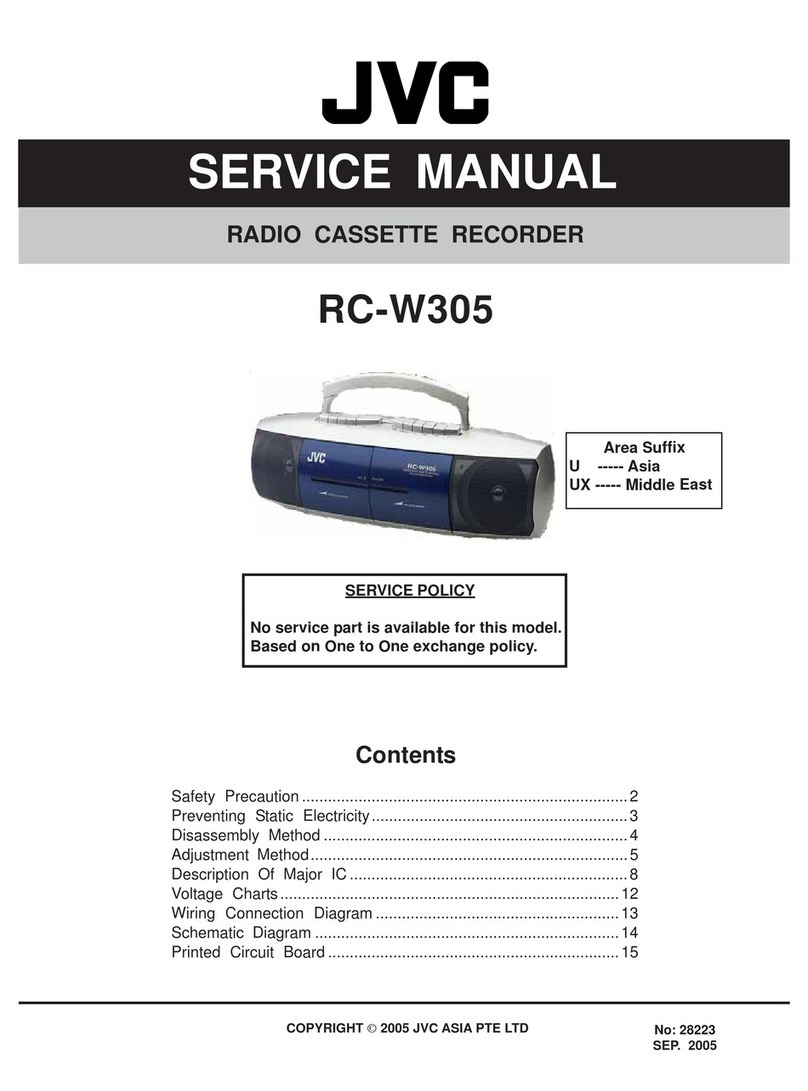 JVC RC-W305 Service manual