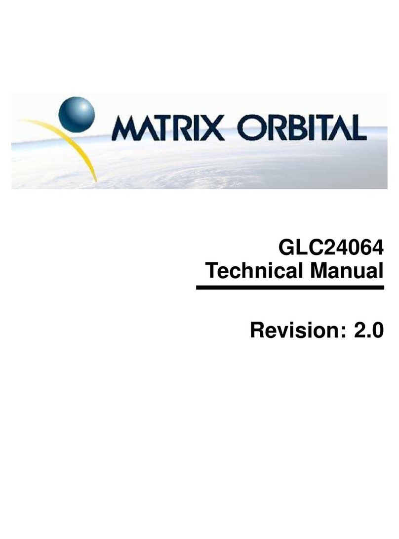 Matrix Orbital GLC24064 Technical manual