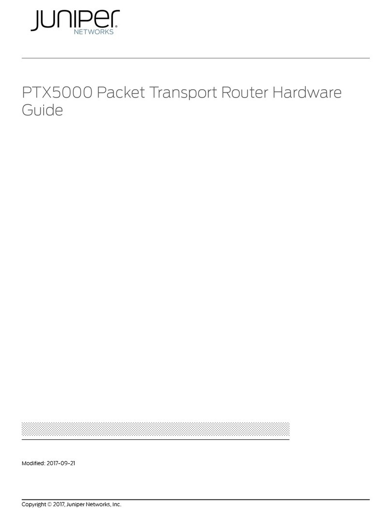 Juniper PTX5000 Installation instructions