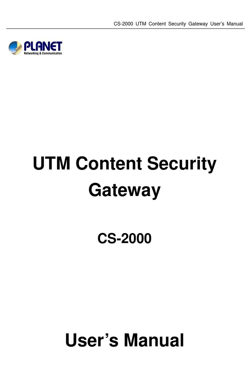 Planet CS-2000 User manual Planet CS-2000 User manual