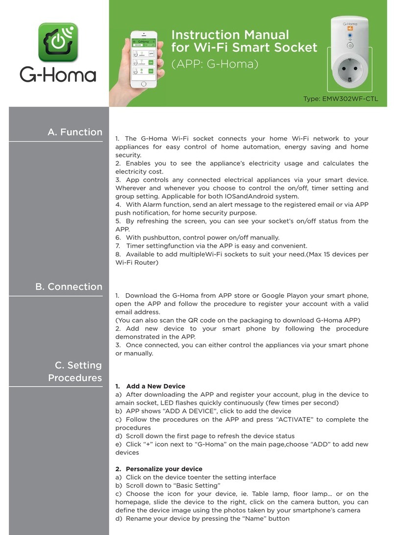G-Homa EMW302WF-CTL instruction manual