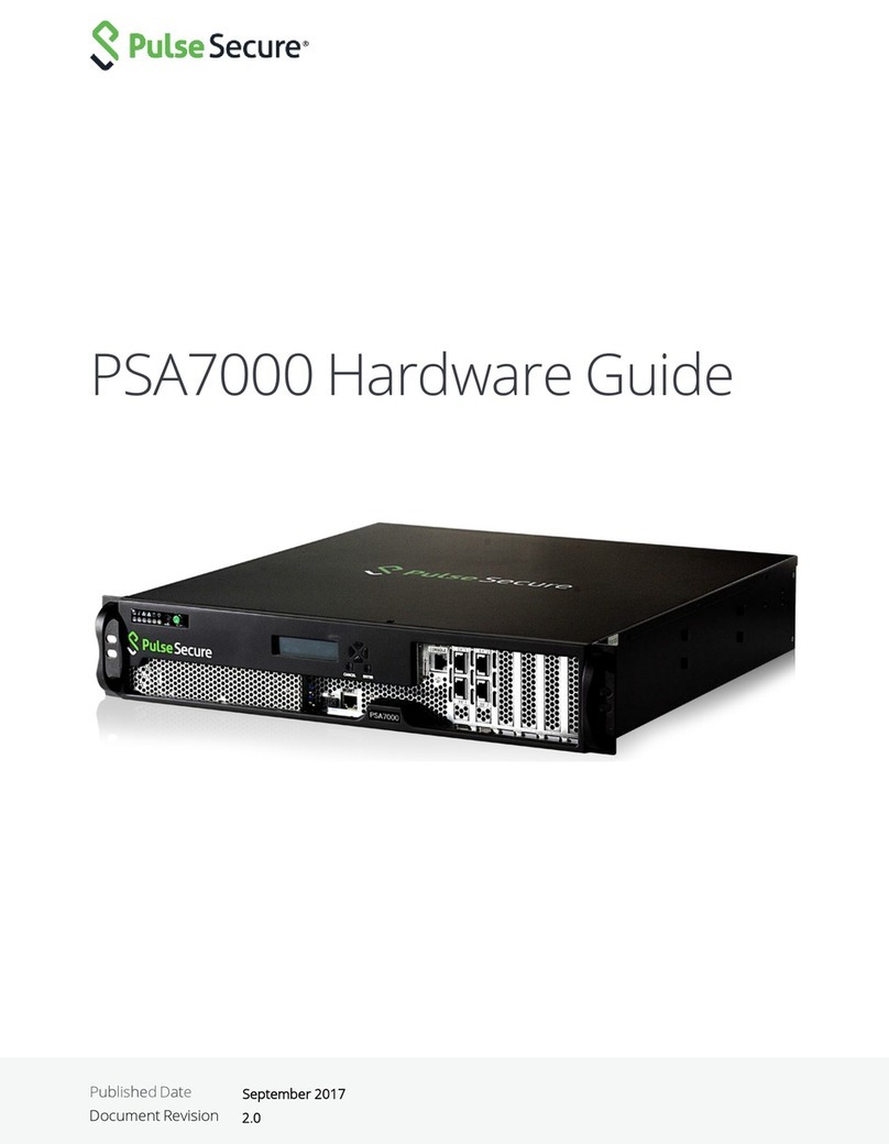 Pulse Secure PSA7000 Hardware guide