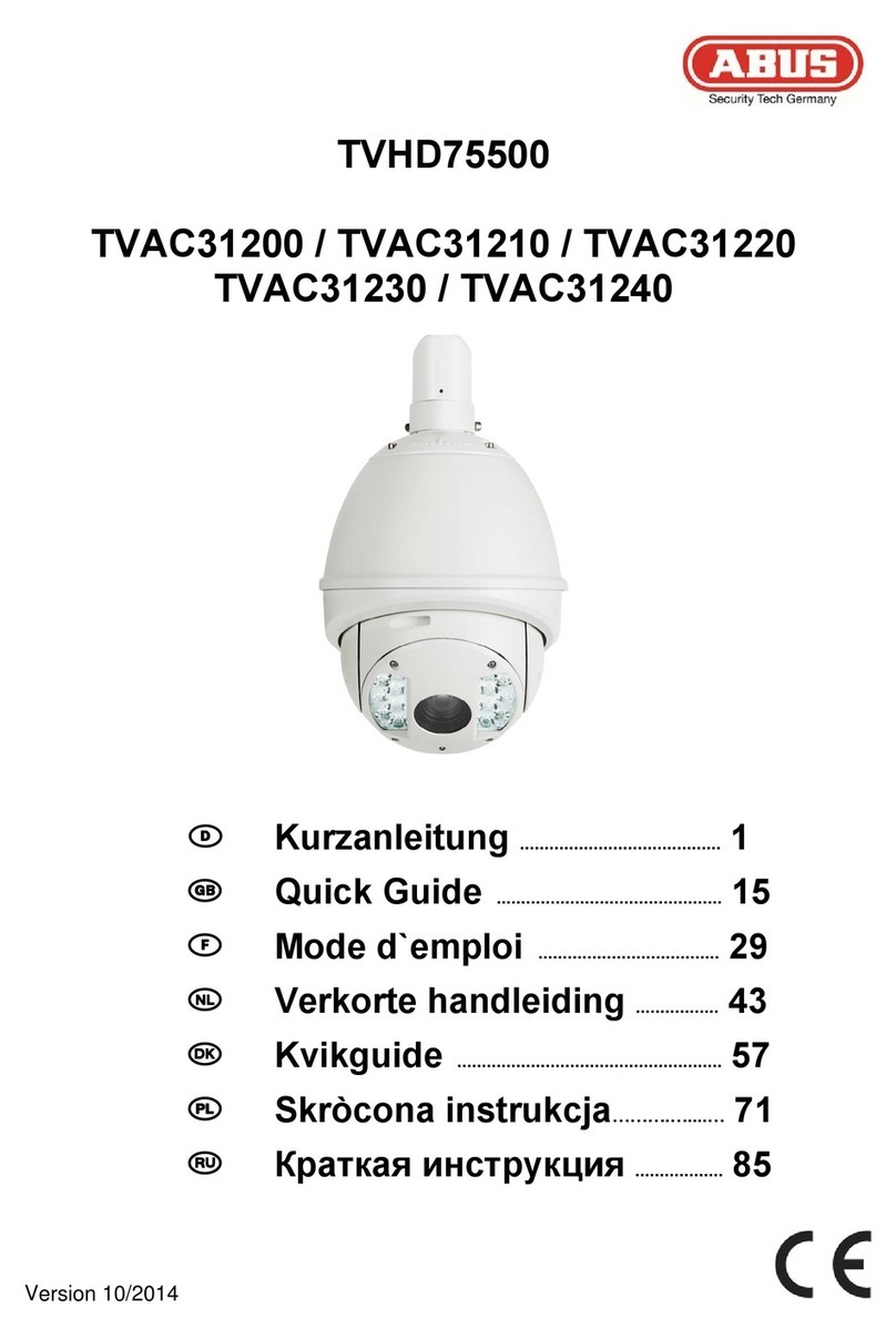 Abus TVHD75500 User manual