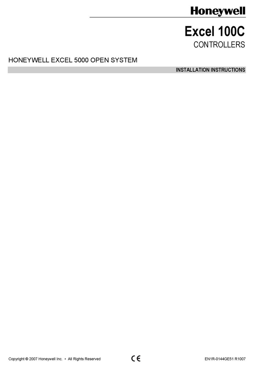 Honeywell Excel 100C User manual