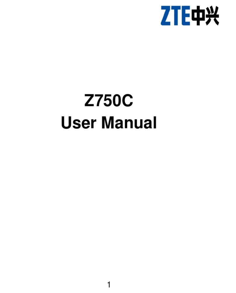Zte Savvy Z750C User manual