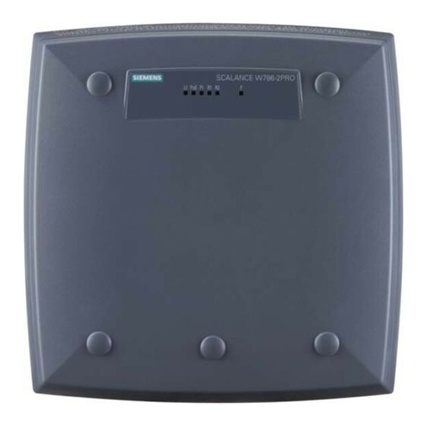 Siemens SCALANCE W786-xPRO operating instructions