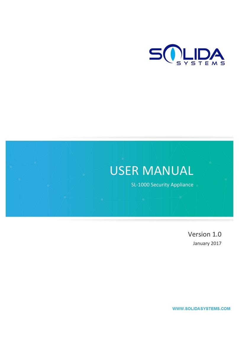 Solida systems SL-1000 User manual