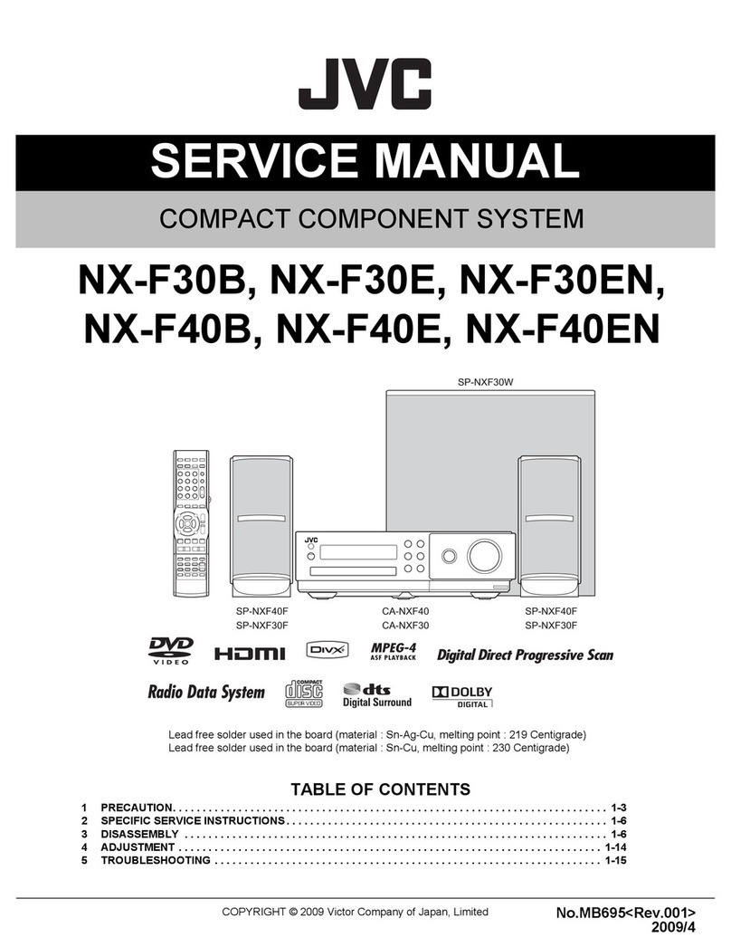 JVC NX-F30B User manual