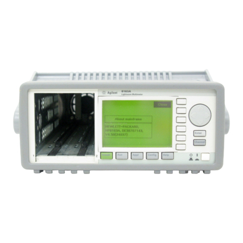 Agilent Technologies Agilent 8163A Programming guide