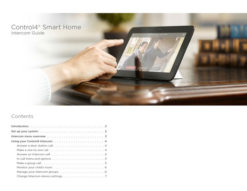 Contro l4 Control4 Smart Home user guide