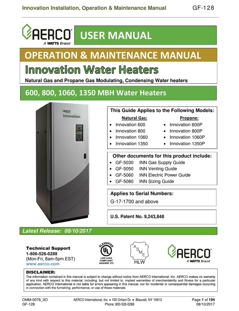 AER Innovation 600 user manual