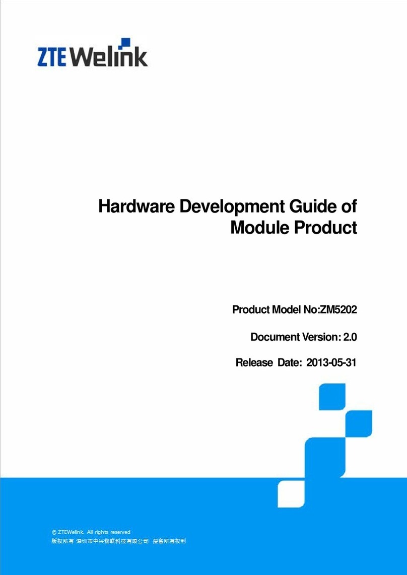 ZTEWelink Z-Wave ZM5202 Hardware development guide
