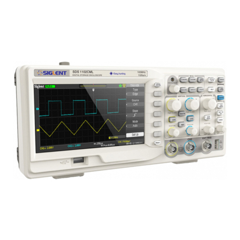 SIGLENT SDS1000CML series quick start SIGLENT SDS1000CML series quick start