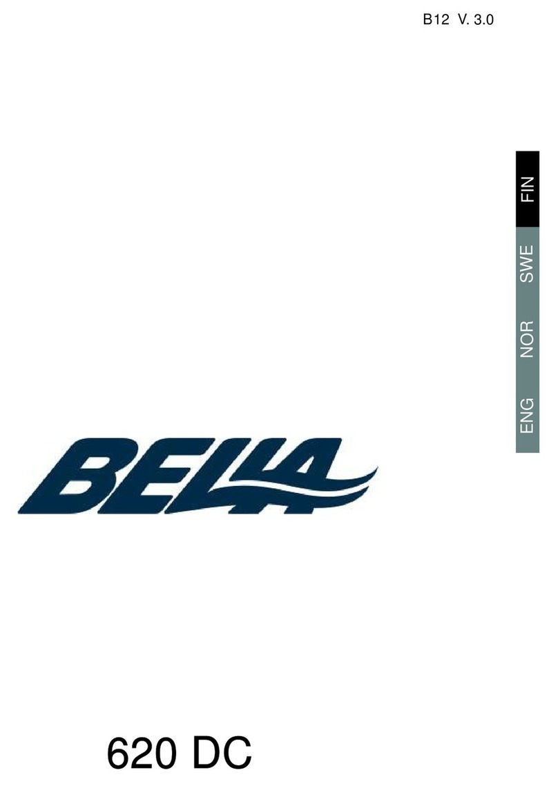 Bella 620 HT owner's manual