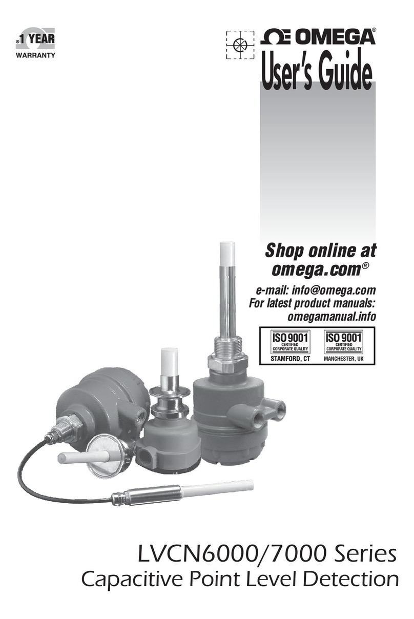 Omega LVCN6000 series User manual