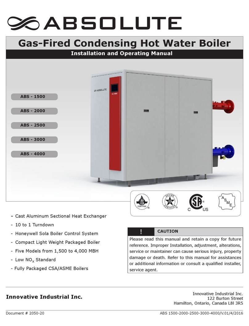 Absolute ABS-1500 Installation and operating manual