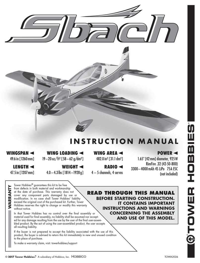 Tower Hobbies Sbach instruction manual Tower Hobbies Sbach instruction manual