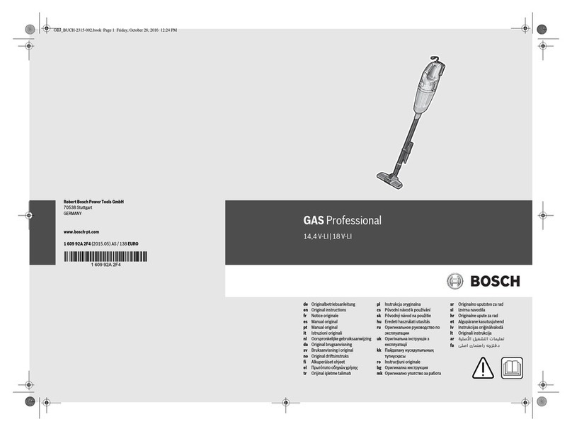 Bosch GAS 50 M Professional User manual
