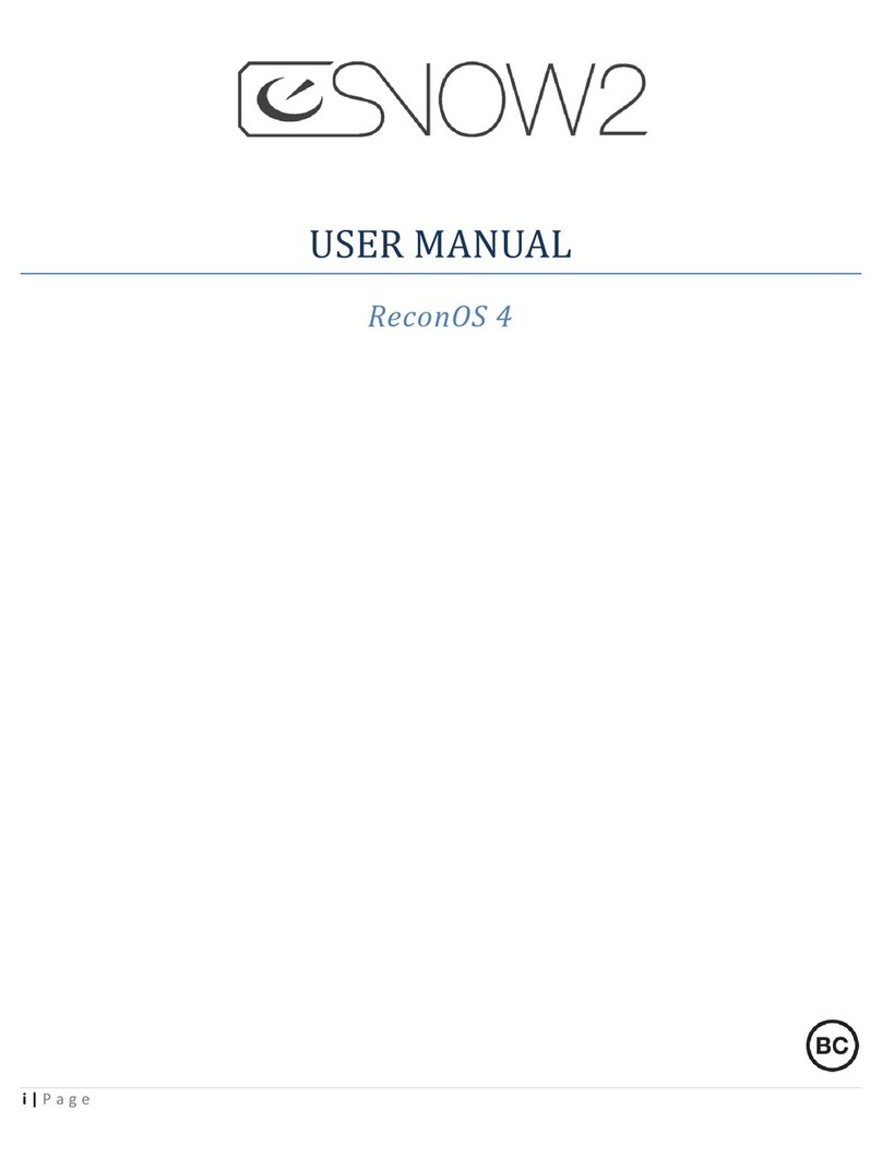 Recon Snow2 User manual