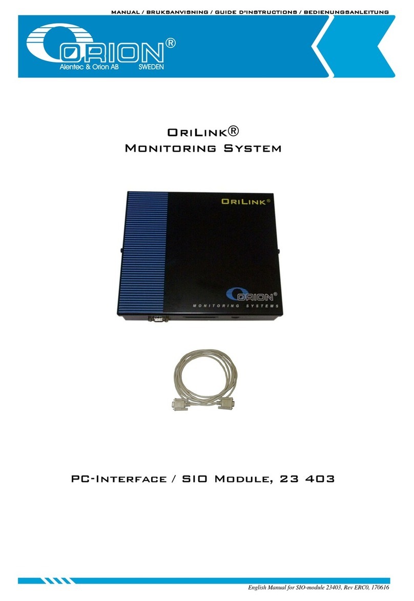 Orion OriLink User manual