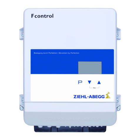 ZIEHL-ABEGG Fcontrol Basic operating instructions ZIEHL-ABEGG Fcontrol Basic operating instructions
