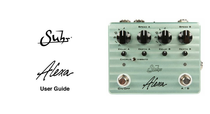 Suhr Alexa user guide