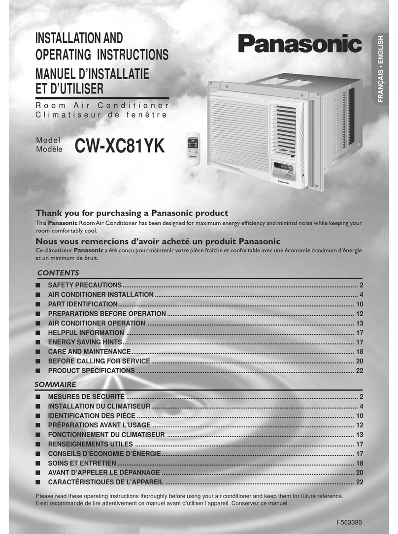 Panasonic CW-XC81YK User manual