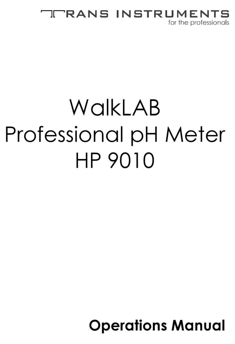 Trans instruments WalkLAB HP 9010 User manual