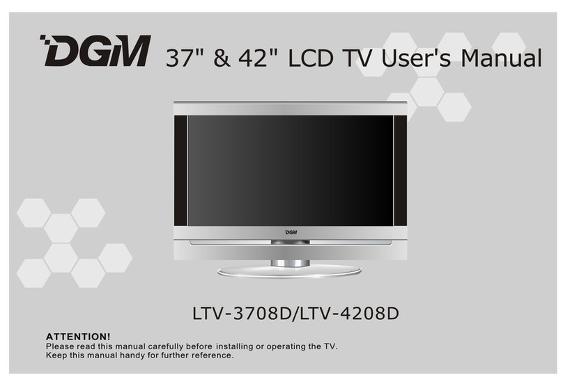 DGM LTV-3708D User manual