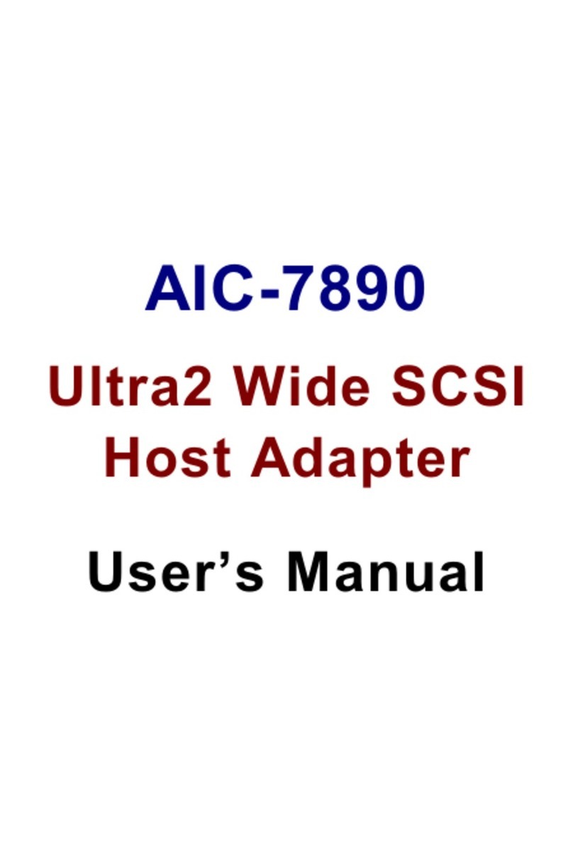 Adaptec AIC-7890 User manual Adaptec AIC-7890 User manual
