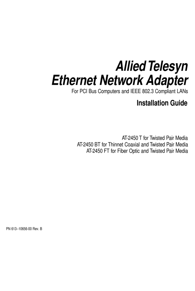 Allied Telesis AT-2450 Series User manual
