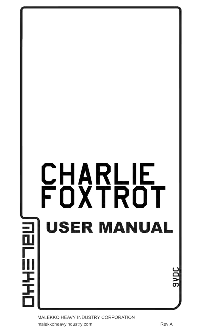 Malekko Charlie Foxtrot user manual