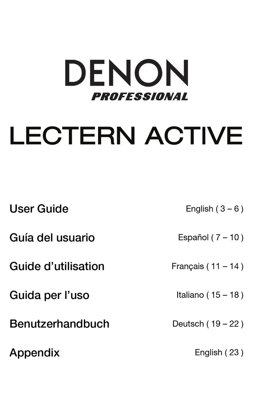 Denon Lectern Active user guide